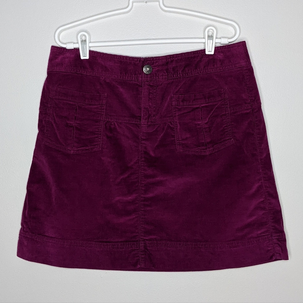 Athleta purple corduroy skirt 12